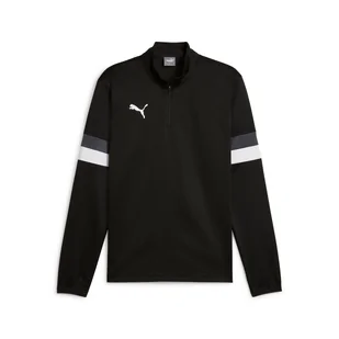 Męska Bluza PUMA TEAMRISE 1/4 ZIP TOP 65865603 – Czarny - Bluzy sportowe męskie - miniaturka - grafika 1