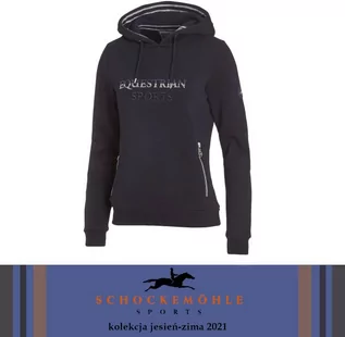 Kurtki jeździeckie - Schockemohle Bluza damska CAROL.SP AW21 - true navy - grafika 1