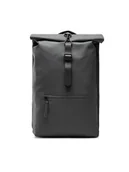 Plecaki - Plecak Rolltop Rucksack 13160 Szary - Rains - miniaturka - grafika 1