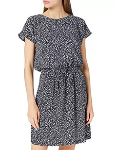 Only Kobiety Onlmariana Myrina Life Dress Noos Wvn Sukienka, Czarny/Biały, 40 - Sukienki - miniaturka - grafika 1