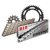 Części motocyklowe - Zestaw łańcuchów DID stal 520ZVM-X bez końca do KTM SMC R ABS Duke Supermoto 690 ccm rok prod. 2007-2019 - miniaturka - grafika 1