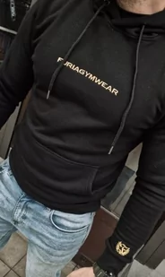 Bluza Gym Wear czarna z kapturem Furia - Bluzy męskie - miniaturka - grafika 1