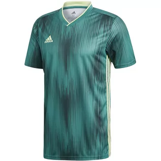 Koszulki męskie - Koszulka męska adidas Tiro 19 Jersey zielona DP3536 - grafika 1