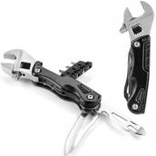 Noże - NARZĘDZIE WIELOFUNKCYJNE nóż turystyczny 9w1 KLUCZ - miniaturka - grafika 1