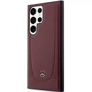 Mercedes MEHCS23LARMRE S23 Ultra S918 czerwony/red hardcase Leather Urban Bengale - Etui i futerały do telefonów - miniaturka - grafika 2
