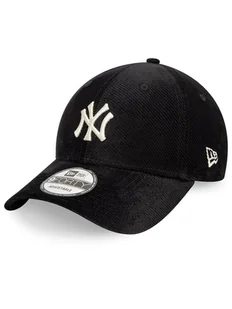 New Era Czapka z daszkiem New York Yankees Cord 9Forty 60595254 Czarny - Czapki męskie - miniaturka - grafika 1