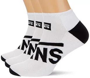 Vans Męskie skarpety No Show (US 9-13, 3-pak) białe, 2, jeden rozmiar (EU 42-47), Biel 2, Rozmiar uniwersalny - Skarpetki damskie - miniaturka - grafika 1