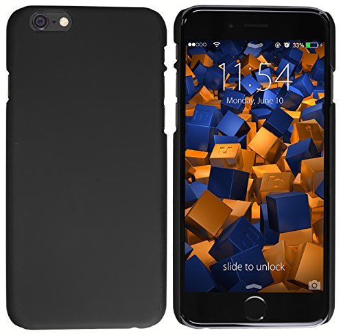 mumbi Twarda obudowa kompatybilna z iPhone 6 / 6s telefon komórkowy Hard Case etui na telefon komórkowy, czarne