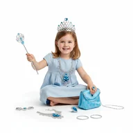 Biżuteria dla dzieci - ZESTAW BIŻUTERII DLA MAŁEJ KSIĘŹNICZKI DZIEWCZYNKI MOTYW ELZA Z KRAINY LODU - miniaturka - grafika 1