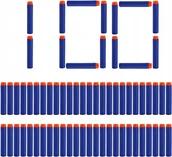 Zabawki militarne - PIANKOWE NABOJE do PISTOLETU NERF 100 sztuk - miniaturka - grafika 1
