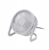 Wentylatory - PLATINET TABLE FAN WENTYLATOR USB WHITE [46173] - miniaturka - grafika 1
