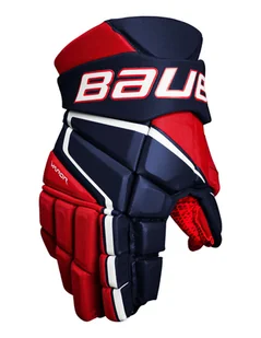 Rękawice hokejowe Bauer Vapor 3X Navy/Red/White Senior 15 cali - Hokej - miniaturka - grafika 1