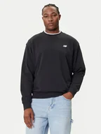 Bluzy męskie - New Balance Bluza Small Logo MT41507 Czarny Relaxed Fit - miniaturka - grafika 1