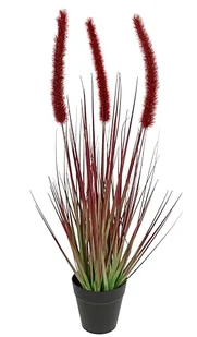 Sztuczna trawa w doniczce lisi ogon, sztuczna trawa, sztuczna trawa, ozdobna trawa zielona, wiązka trawy, krzak, ozdobna trawa, trawa soliter jesienna dekoracja, jesienna - Sztuczne kwiaty - miniaturka - grafika 1