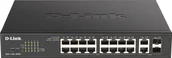 Switche - D-Link DGS-1100-18PV2 18-Port PoE+ Gigabit Smart Manag. Switch - miniaturka - grafika 1