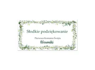 Gadżety na imprezę - Naklejki personalizowane na pudełka na ciasto - 30 szt. - miniaturka - grafika 1