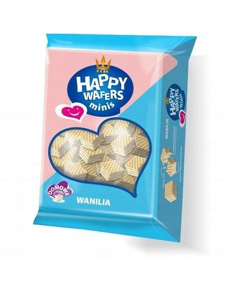 FLIS HAPPY WAFERS MINI WAFLE WANILIOWE 560G
