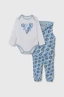 Komplety dla niemowląt - Guess komplet niemowlęcy kolor niebieski - miniaturka - grafika 1