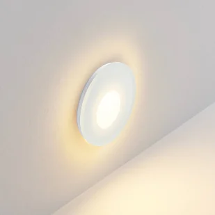 Oprawa wpuszczana LED Molto Luce Wall 68R Glass IP44 RD, biała. CCT - Oprawy, klosze i abażury - miniaturka - grafika 1