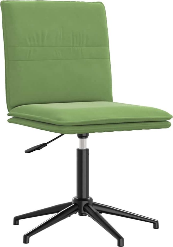 Krzesło stołowe, jasnozielone, obite aksamitem