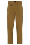 Spodenki męskie - BOSS Statum-PP Relaxed-Fit męskie spodnie z miękkiej mieszanki bawełny, Open Beige280, 52 - miniaturka - grafika 1