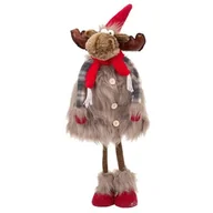 Ozdoby bożonarodzeniowe - RENIFER ŚWIĄTECZNY DEKORACYJNY PLUSZOWY 67CM - miniaturka - grafika 1