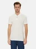 Koszulki męskie - Blend Polo 20717857 Biały Regular Fit - miniaturka - grafika 1