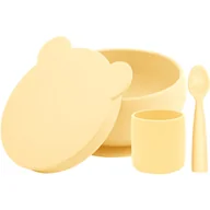 Miseczki i talerzyki dla dzieci - Minikoioi BLW I Mellow Yellow zestaw naczyń - miniaturka - grafika 1