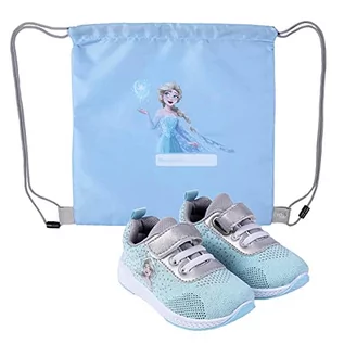 Buty dla chłopców - CERDÁ LIFE'S LITTLE MOMENTS Chłopięce Frozen II Królowa Śniegu Buty dziecięce worki gimnastyczne buty dla dziewczynek oficjalna licencja Disneya, szare, 27 EU - grafika 1