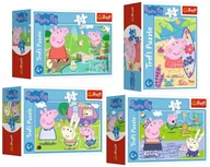 Puzzle - Trefl Puzzle mini 54 elementy Wesoły dzień Świnki Peppy mix wzorów - miniaturka - grafika 1