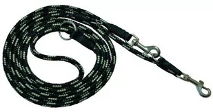 Chaba Smycz Linka regulowana czarno beżowa 14mm/220cm PCHBB41 - Smycze dla psów - miniaturka - grafika 1