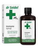 Suplementy i witaminy dla kotów - DR SEIDEL Immuno Syrup 250ml syrop na odporność dla psa i kota - miniaturka - grafika 1