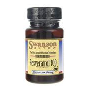 Suplementy naturalne - SWANSON Health Products Resweratrol 100 mg 30 kapsułek - miniaturka - grafika 1