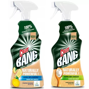 Cillit Bang Naturally Powerful Spray 2x 750ml MIX - Inne artykuły czyszczące - miniaturka - grafika 1