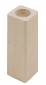 Świeczniki - Świecznik 16Mx6Cm Drewniany Z Zaokrąglonymi Bokami Bukowy 1 Sztuka - miniaturka - grafika 1