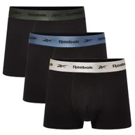 Majtki męskie - Bielizna męska Reebok 150963PKA RBK TRUNKS ADIR Czarna - miniaturka - grafika 1