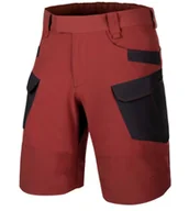 Odzież taktyczna i umundurowanie - Szorty Helikon-Tex OTS 11" VersaStrecth Lite - Czerwone/Czarne - miniaturka - grafika 1