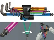 Śrubokręty - Wera Zestaw kluczy imbusowych 9 szt wewnętrzny sześciokąt 05022210001 - miniaturka - grafika 1