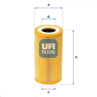 Filtr oleju UFI Filtry 25.165.00 - Filtry oleju - miniaturka - grafika 1