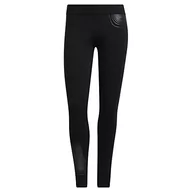 Legginsy - adidas Damskie legginsy Hldy GFX Tight, czarny, XS - miniaturka - grafika 1