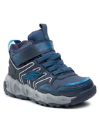 Buty dla chłopców - Skechers Trekkingi Combex 406422L/NVBL Granatowy - miniaturka - grafika 1