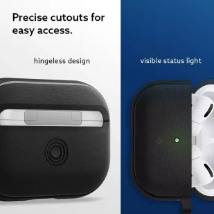 Etui Case Caseology Vault do Apple AirPods Pro 1 Matte Black - Akcesoria do słuchawek - miniaturka - grafika 8