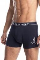 Majtki męskie - LAMA Bokserki męskie GRANATOWE r. XL - miniaturka - grafika 1