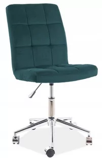 Fotel biurowy, krzesło biurowe Signal Fotel obrotowy Q-020 Velvet Zielony [Wysyłka 2021-08-10] OBRQ020VZ - Fotele i krzesła biurowe - miniaturka - grafika 2