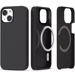 Etui ochronne silikonowe do MagSafe do Apple iPhone 13/ iPhone 14 Black - Etui i futerały do telefonów - miniaturka - grafika 5