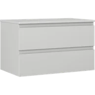 Szafki łazienkowe - Mexen Orio szafka łazienkowa podumywalkowa 80 cm z blatem, 2 szuflady, szara mat - 91A10-08047-2-BFFC62 - miniaturka - grafika 1