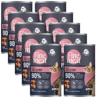 Mokra karma dla psów - PetRepublic Fine Meat danie z cielęciny 10x400g - miniaturka - grafika 1