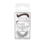Ozdoby do włosów - Invisibobble Volumizer pomadka do układania fryzur, koński ogon, brązowe włosy, warkocz, efekt push-up, z bardzo mocnym trzymaniem, 1 x brązowy Volumizer Brown, 2 x gumka do włosów spirala - miniaturka - grafika 1