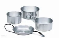 Kuchnia turystyczne i akcesoria - Bo-Camp Java 5-częściowy zestaw płyta aluminiowa 2200125_Argent - miniaturka - grafika 1