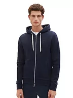 Bluzy męskie - TOM TAILOR Bluza męska, 10668 - Sky Captain Blue, L - miniaturka - grafika 1